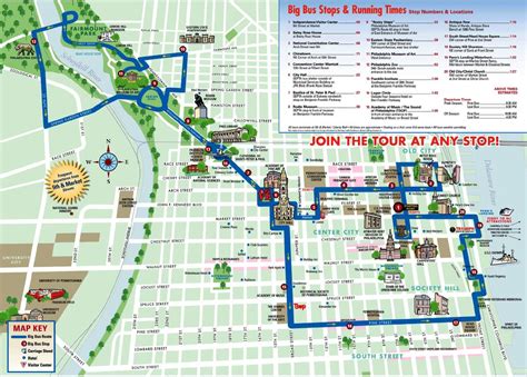 walking tour of philadelphia map